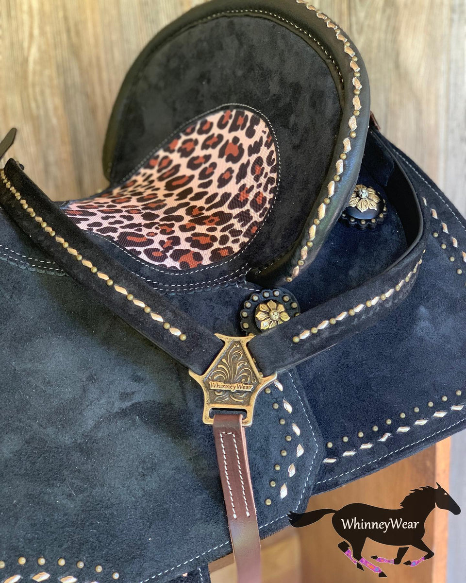 Custom Aztec Tooled Barrel Saddle – WhinneyWear