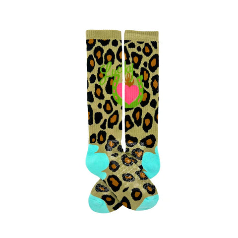 Lucky Chuck Socks - Lucky Leopard