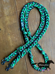 8ft Good as Green Braided Reins