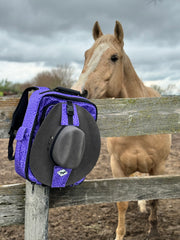 Purple Leopard WhinneyTraveler Backpack