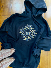 Black & Cheetah WhinneyWear Hoodie