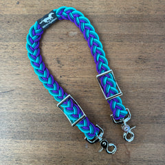 Purple & Teal Wither Strap