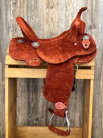 14” WhinneyLite Barrel Saddle - 6 3/4” Gullet