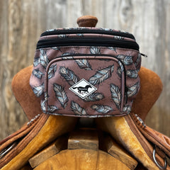 Mocha Feathers Pommel Pack