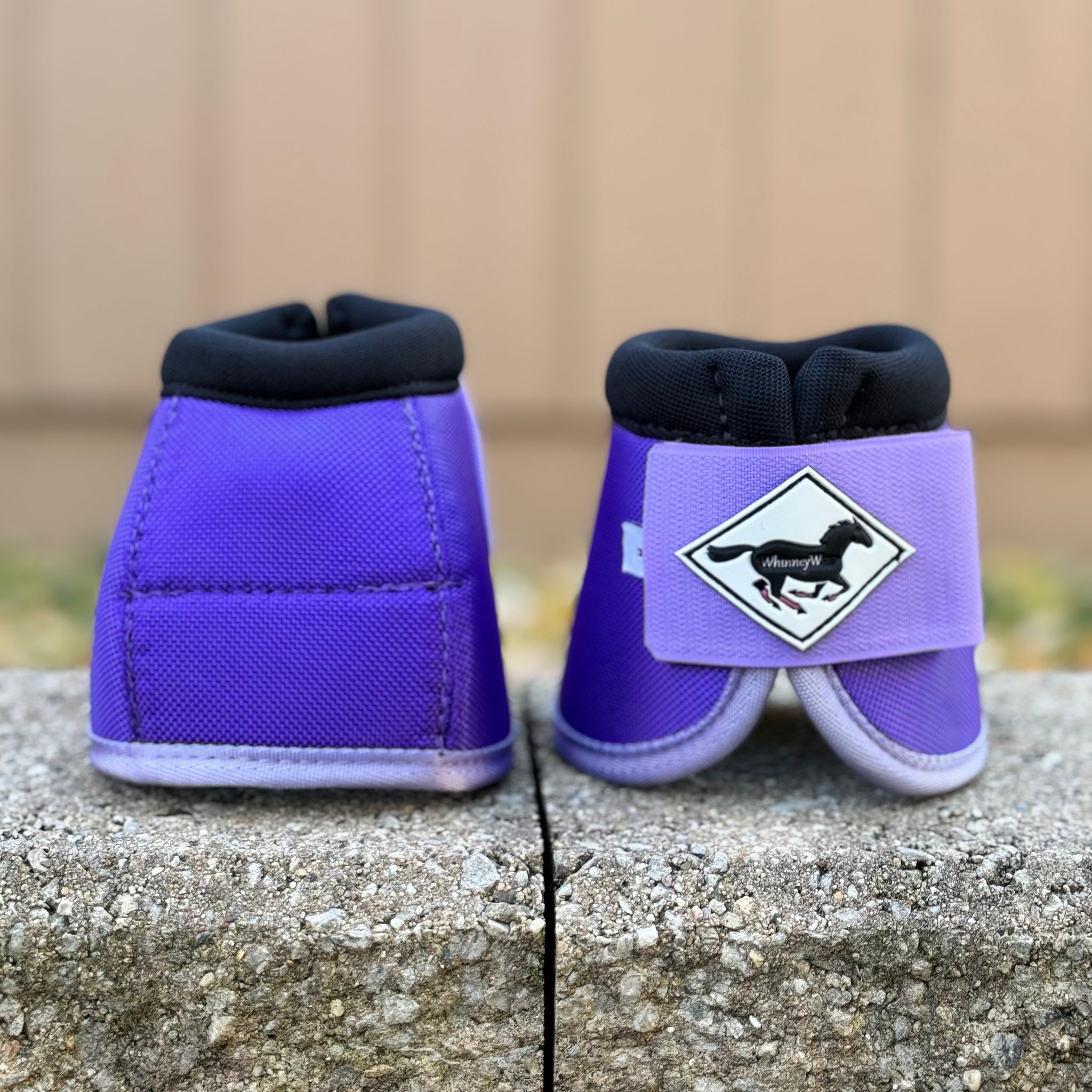 Purple Lilac Ballistic Bell Boots WhinneyWear