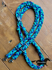 8ft Lagoon Braided Reins