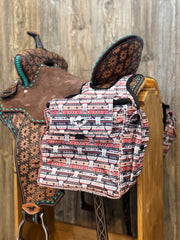 WhinneyCooler Saddlebag: Longhorn Print