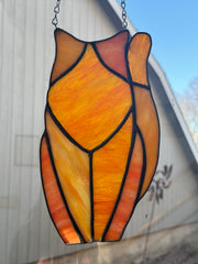 Stained Glass Cat - Orange Tabby