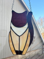 Stained Glass Cat - Siamese (Lighter Coat)