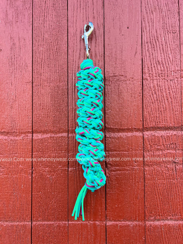 Mint & Raspberry Braided Leadrope