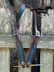 Dark Oil One Ear Headstall
