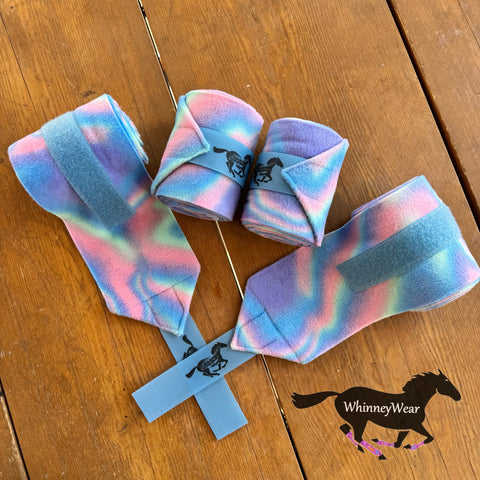 Set of 4 Psychedelic Swirls Polo Wraps