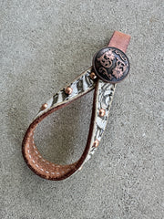 Cream Floral Tie Down Keeper