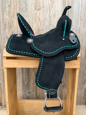 13” WhinneyLite Barrel Saddle - 6 1/2” Gullet