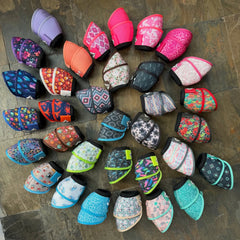 Made to Order: Pair of Patterned Bell Boots