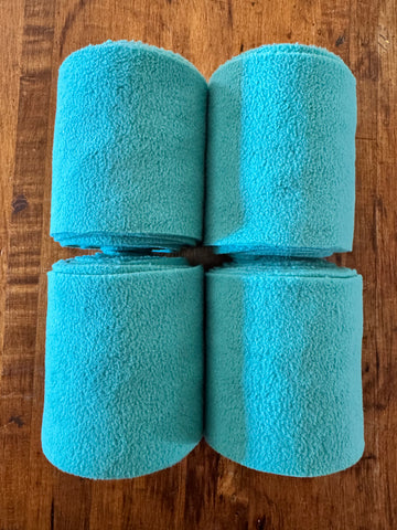 Solid Teal Polo Wraps - Pick your own Velcro
