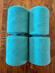 Solid Teal Polo Wraps - Pick your own Velcro