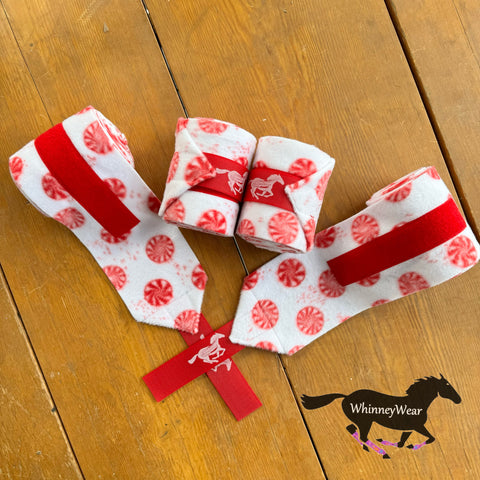 Set of 4 Peppermint Polo Wraps