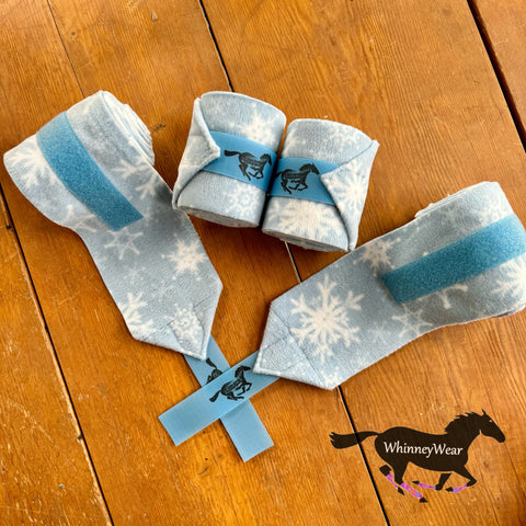 Set of 4 Winter Wonderland Polo Wraps