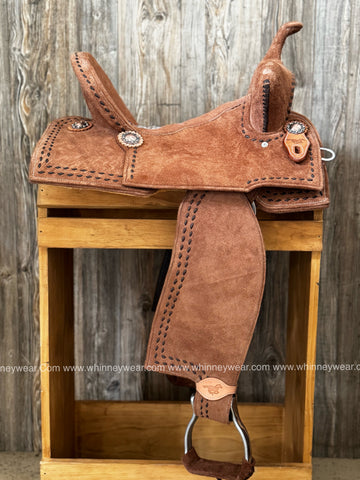 14.5” WhinneyLite Barrel Saddle - 6 3/4” Gullet