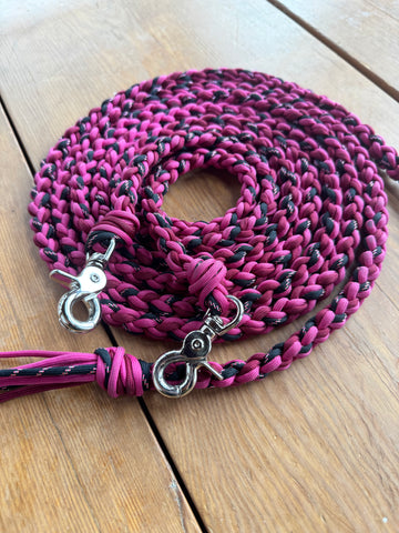 Wild Raspberry Split Reins