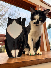 SEMI CUSTOM Stained Glass Cat