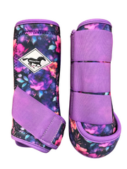 Midnight Bloom Protective Sport Boots