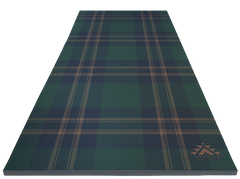 Portable Stall Mat Hunter Green Plaid Design 5x10