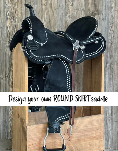 *Design your own ROUND skirt WhinneyLite Saddle - Upgrades half off*