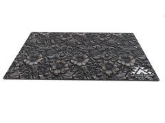 Portable Stall Mat Leather Tooled Design 5x10