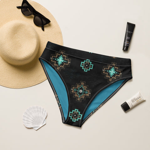 Taos high-waisted bikini bottom