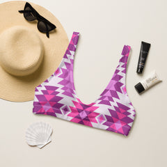 Diva Aztec padded bikini top