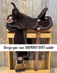 Design your own DIAMOND SKIRT WhinneyLite Saddle