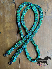 8ft Gecko Braided Reins
