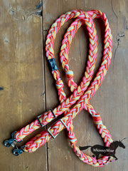 8ft Burst Braided Reins