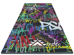 Portable Stall Mat Street Art Design 5x10