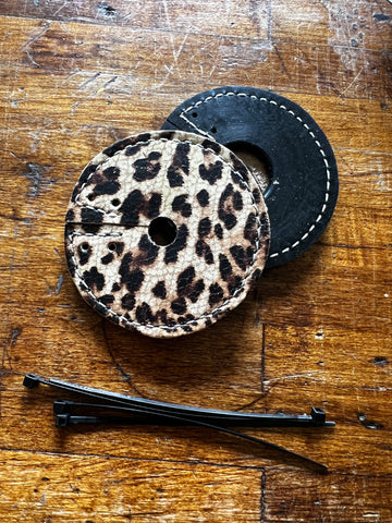 Cheetah Hide/Rubber Bit Guards