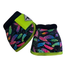 Neon Plumes - Lime Trim Ballistic Bell Boot